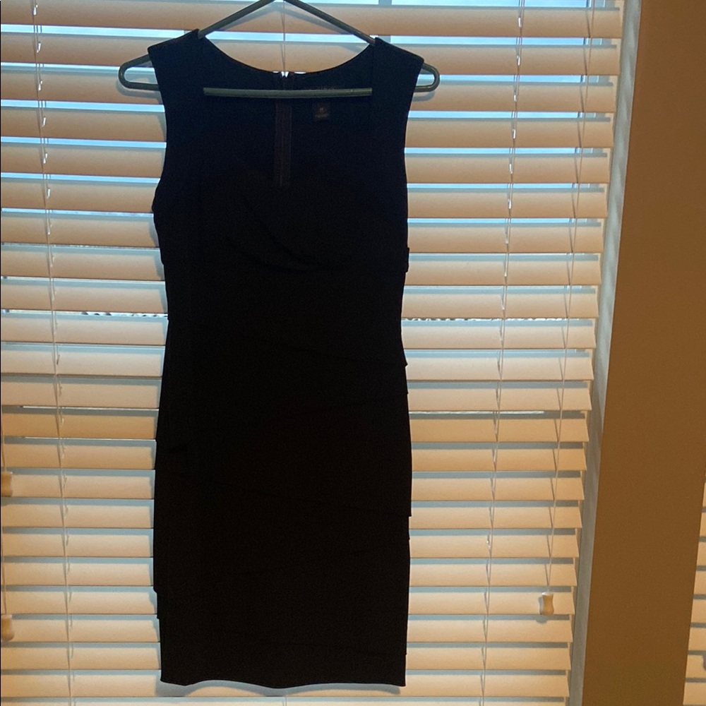 White House Black Market Black Sleeveless Dress